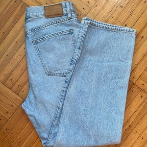 Denim Forum Sky Blue Straight Jeans